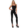 Women's Black Unitard Image 1