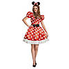 Women's Classic Red Minnie Mouse&#8482; Costume - Large Image 1