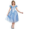 Women's Deluxe Cinderella Movie Costume - Small Image 1