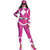 Women's Deluxe Mighty Morphin Pink Ranger Costume Image 1