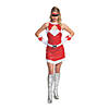 Women's Deluxe Mighty Morphin Red Ranger Costume - Large Image 1