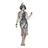 Women's Ghostly Flapper Costume - Small/Medium Image 1