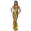 Women's Gold Ladies Night Costume Image 1