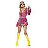 Women's Hippie Girl Dress Costume -Med/ Large Image 1