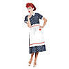 Women's I Love Lucy Polka Dot Dress Costume Image 1