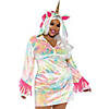 Women's Plus Size Enchanted Unicorn Costume Image 1