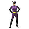 Women's Purple Catwoman Costume - Small Image 1
