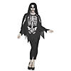 Women's Skeleton Poncho Costume Image 1