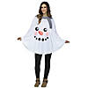 Womens Snowman Poncho Image 1