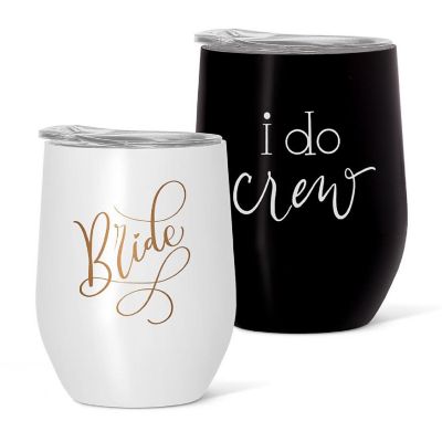 Women's  Stainless Steel Tumblers for Bachelorette Parties, Weddings, and Bridal Showers (11 piece set) Image 1