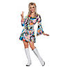 Women's Swinging Sixties Multi Costume Image 1