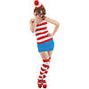 Women's Where's Waldo Dress Plus Size Costume - Large/XL Image 1