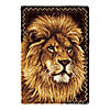 Wonderart Latch Hook Kit 27"X40"-Lion Image 1