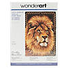 Wonderart Latch Hook Kit 27"X40"-Lion Image 1