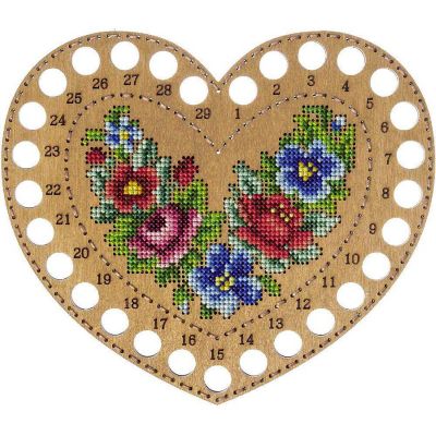 Wonderland Crafts Blank for embroidery with thread on wood FLHW-017 Image 1