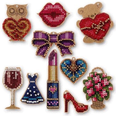 Wonderland Crafts Set of blanks for embroidery on wood FLSW-001 Image 3