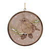 Wood Bird Tree Disc Ornament (Set Of 12) 4"H Wood Image 2