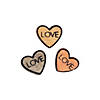 Wood Love Heart Table Scatter - 200 Pc. Image 1