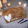 Wood Slice Wedding Guestbook Image 1