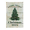 Wood Tree and Truck Plaque (Set of 2) Image 1