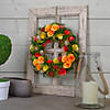 Wooden and Dried Floral with Moss and Twigs Spring Wreath  12" Image 1