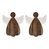 Wooden Angel Wall Hanging (Set Of 2) 15.75"H Wood Image 2