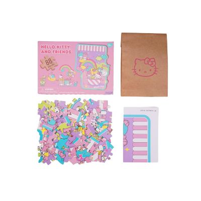 Wooden Jigsaw Puzzle Hello Kitty and Friends Sanrio Carnival 88pcs Image 1