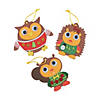 Woodland Critter Ugly Sweater Ornament Craft Kit - Makes 12 Image 1
