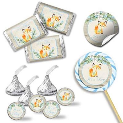 Woodland Fox Blue Sticker Bundle 429pc. by AmandaCreation Image 1