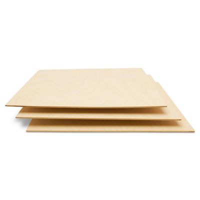 Woodpeckers Crafts, DIY Unfinished Plywood 1/8" x 12" x 12", Pack of 16 Image 1