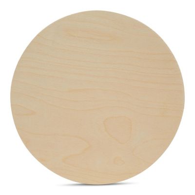 Woodpeckers Crafts, DIY Unfinished Plywood Circle 22" x 1/4", Pack of 2 Image 1
