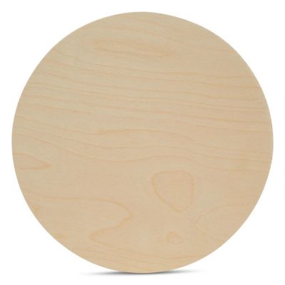 Woodpeckers Crafts, DIY Unfinished Plywood Circle 24" x 1/4", Pack of 2 Image 1