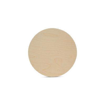 Woodpeckers Crafts, DIY Unfinished Plywood Circle 8" x 1/4", Pack of 10 Image 1