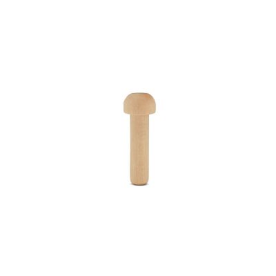 Woodpeckers Crafts, DIY Unfinished Wood 1-1/16" Axle Peg, Pack of 25 Image 2
