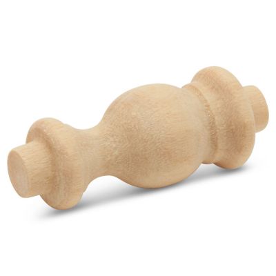 Woodpeckers Crafts, DIY Unfinished Wood 1-1/2&quot; Birch Spindle, Pack of 50 Image 2