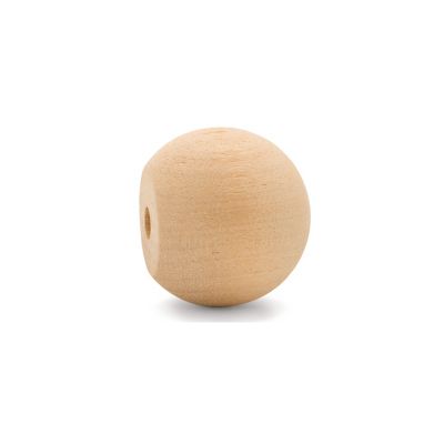 Woodpeckers Crafts, DIY Unfinished Wood 1-1/4" Ball Knob, Pack of 25 Image 1