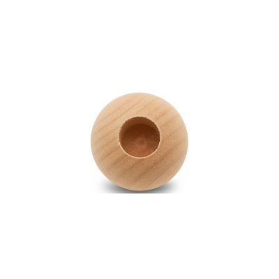 Woodpeckers Crafts, DIY Unfinished Wood 1-1/4" Dowel Cap, Pack of 100 Image 2