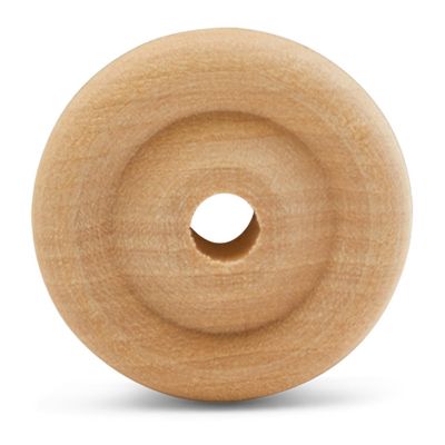 Woodpeckers Crafts, DIY Unfinished Wood 1", 1/4" Thick Classic Wheels Pack of 50 Image 1