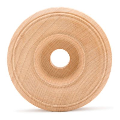 Woodpeckers Crafts, DIY Unfinished Wood 1-1/4" Treaded Wheels Pack of 24 Image 1