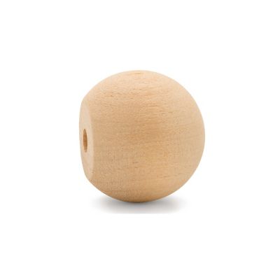 Woodpeckers Crafts, DIY Unfinished Wood 1-3/4" Ball Knob, Pack of 12 Image 1