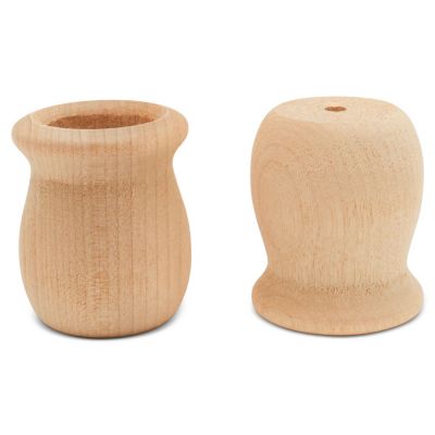 Woodpeckers Crafts, DIY Unfinished Wood 1-5/8" Bean Pot Candle Cup, Pack of 25 Image 1