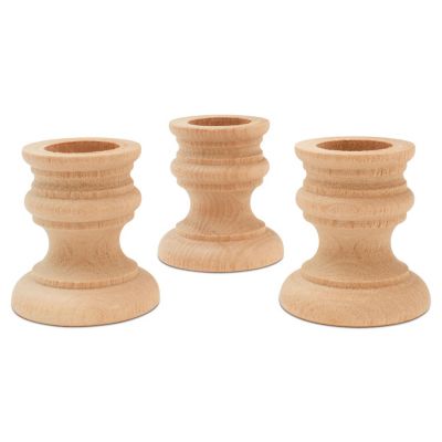 Woodpeckers Crafts, DIY Unfinished Wood 1-7/8" Country Candle Cup, Pack of 25 Image 1