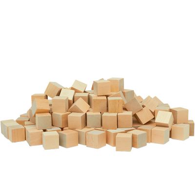 Woodpeckers Crafts, DIY Unfinished Wood 1" Cube, Pack of 100 Image 1