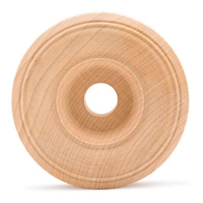 Woodpeckers Crafts, DIY Unfinished Wood 1" Treaded Wheels Pack of 25 Image 1