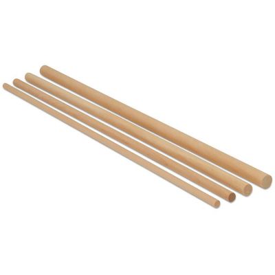 Woodpeckers Crafts, DIY Unfinished Wood 12" Assorted Diameters Dowel Rods, Pack of 160 Image 3