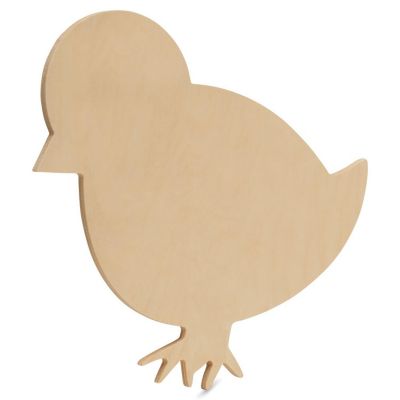 Woodpeckers Crafts, DIY Unfinished Wood 12" Bird Cutout Pack of 1 Image 1