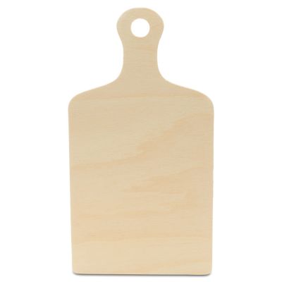 Woodpeckers Crafts, DIY Unfinished Wood 12" Cutting board Cutout Pack of 3 Image 1