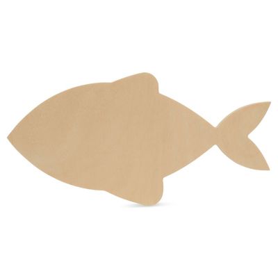 Woodpeckers Crafts, DIY Unfinished Wood 12" Fish Cutouts, Pack of 3 Image 1
