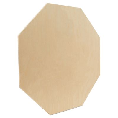 Woodpeckers Crafts, DIY Unfinished Wood 12" Octagon Pack of 10 Image 1