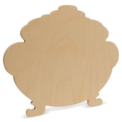 Woodpeckers Crafts, DIY Unfinished Wood 12" Pot of Gold Cutout, Pack of 3 Image 1
